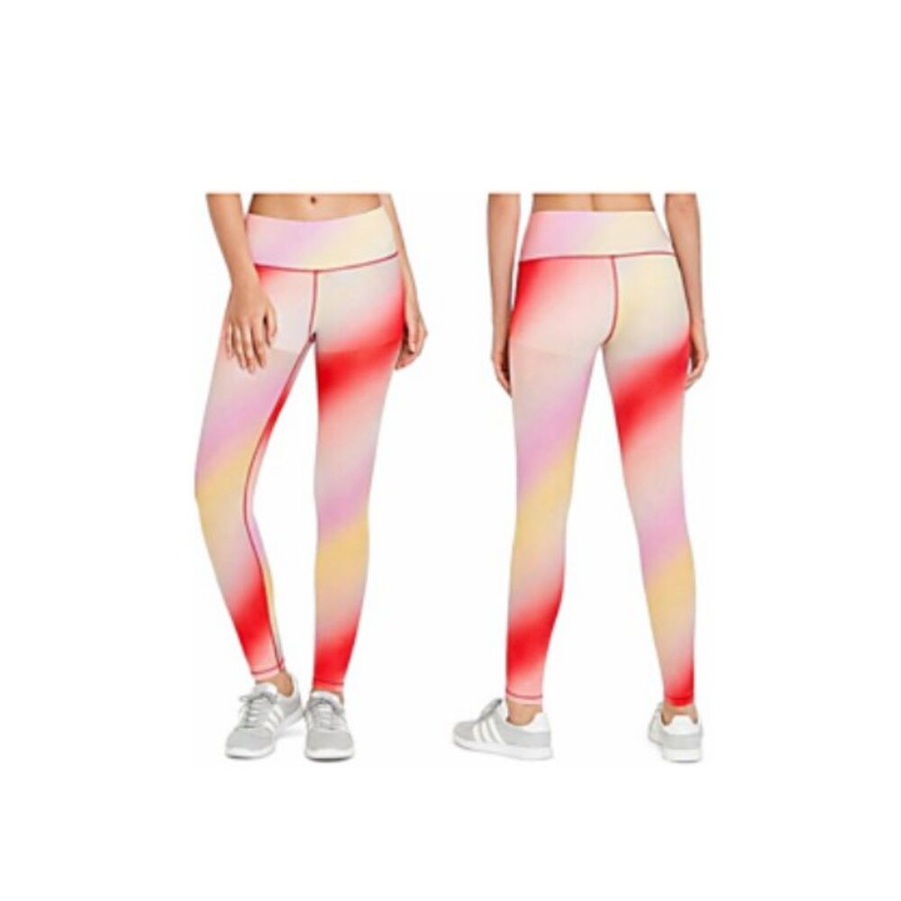 Victoria's Secret Sport Womens XL Rainbow Sheer Mesh Knockout Tight NWT